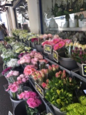 So many outdoor flower markets!
